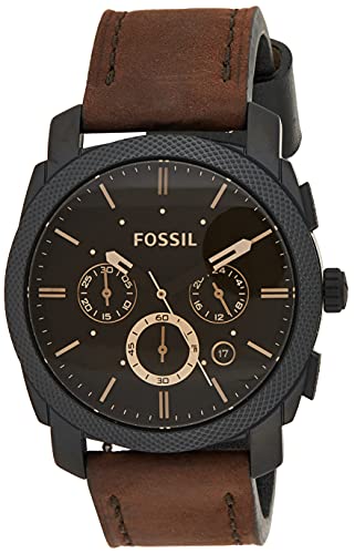 Fossil men's nate quartz stainless sales steel and metal casual watch