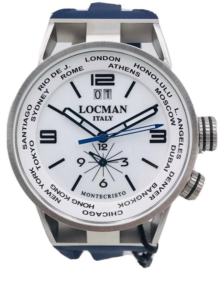 Locman Montecristo GMT World Blue Strap - Maple City Timepieces