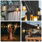 128Ft Outdoor LED String Lights with 38+2 S14 Bulbs, OxyLED Hanging Outdoor Garden LED Bulb String Lights Waterproof, Patio String Lights for Indoor Bedroom Wedding Party - Maple City Timepieces