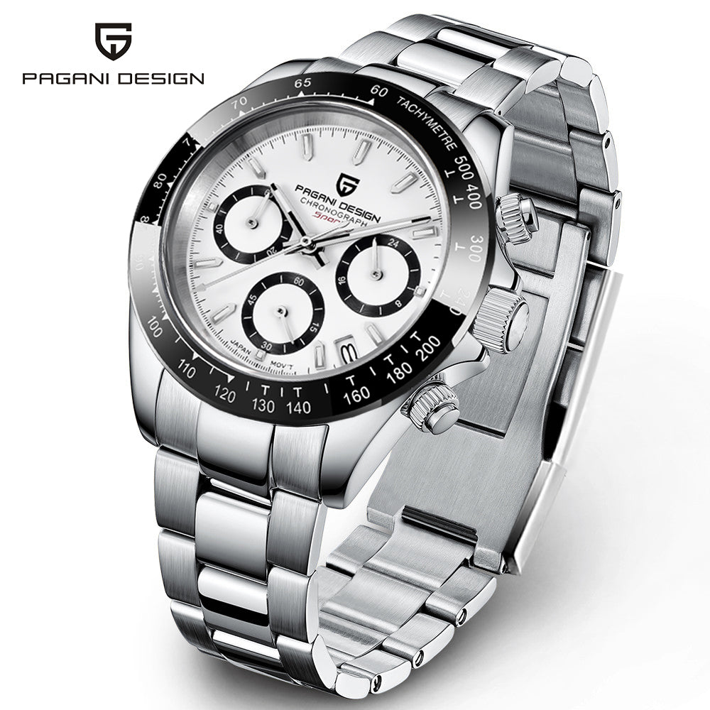 2022 New PAGANI Design Top Brand Men&#39;s Sports Quartz Watches Sapphire Stainless Steel Waterproof Chronograph Luxury Reloj Hombre - Maple City Timepieces