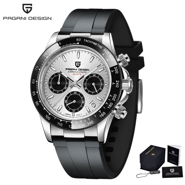 2022 New PAGANI Design Top Brand Men&#39;s Sports Quartz Watches Sapphire Stainless Steel Waterproof Chronograph Luxury Reloj Hombre - Maple City Timepieces