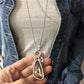 Anslow 2021 New Fashion Winter Sweater Chain 90cm Length Women Female Long Necklace Irregular Crystal Pendant Charms LOW0046AN - Maple City Timepieces