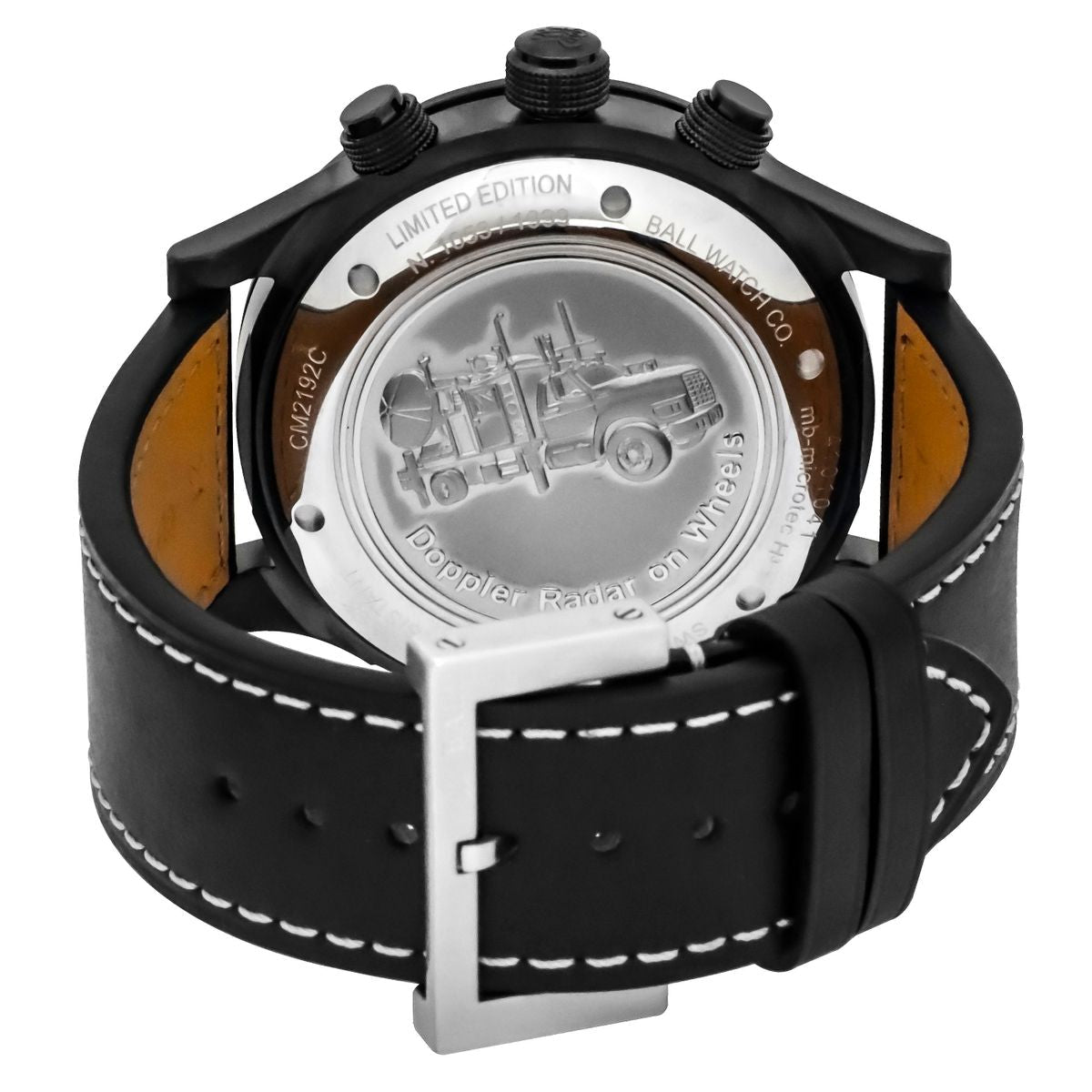 Ball Fireman Storm Chaser DLC Glow Chronograph Automatic Men's Watch CM2192C-L4A-WH - Maple City Timepieces