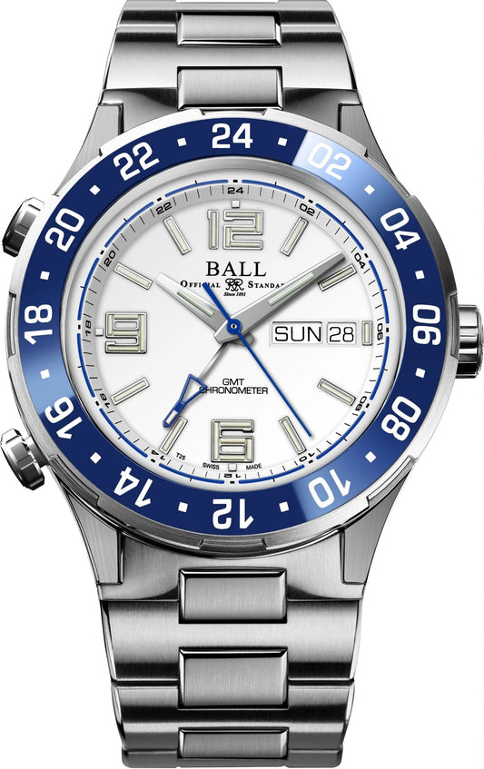 BALL Marine GMT - DG3030B-S6CJ-WH - Maple City Timepieces