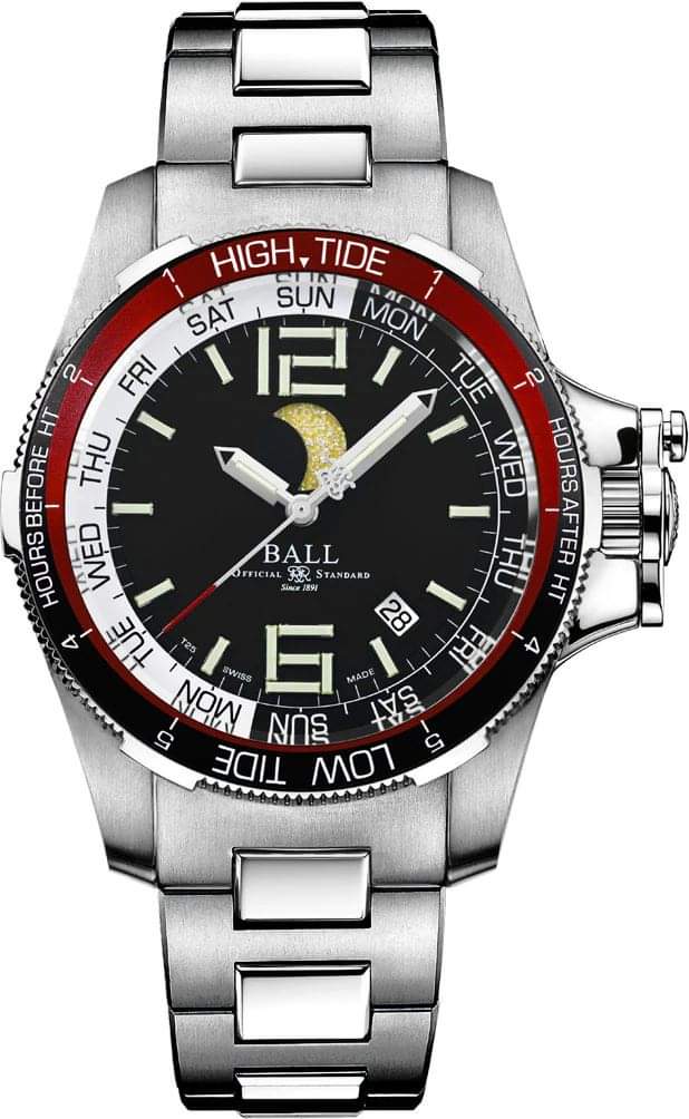 BALL Moon Navigator DM3320C-SAJ-BK Engineer Hydrocarbon Collection - Maple City Timepieces