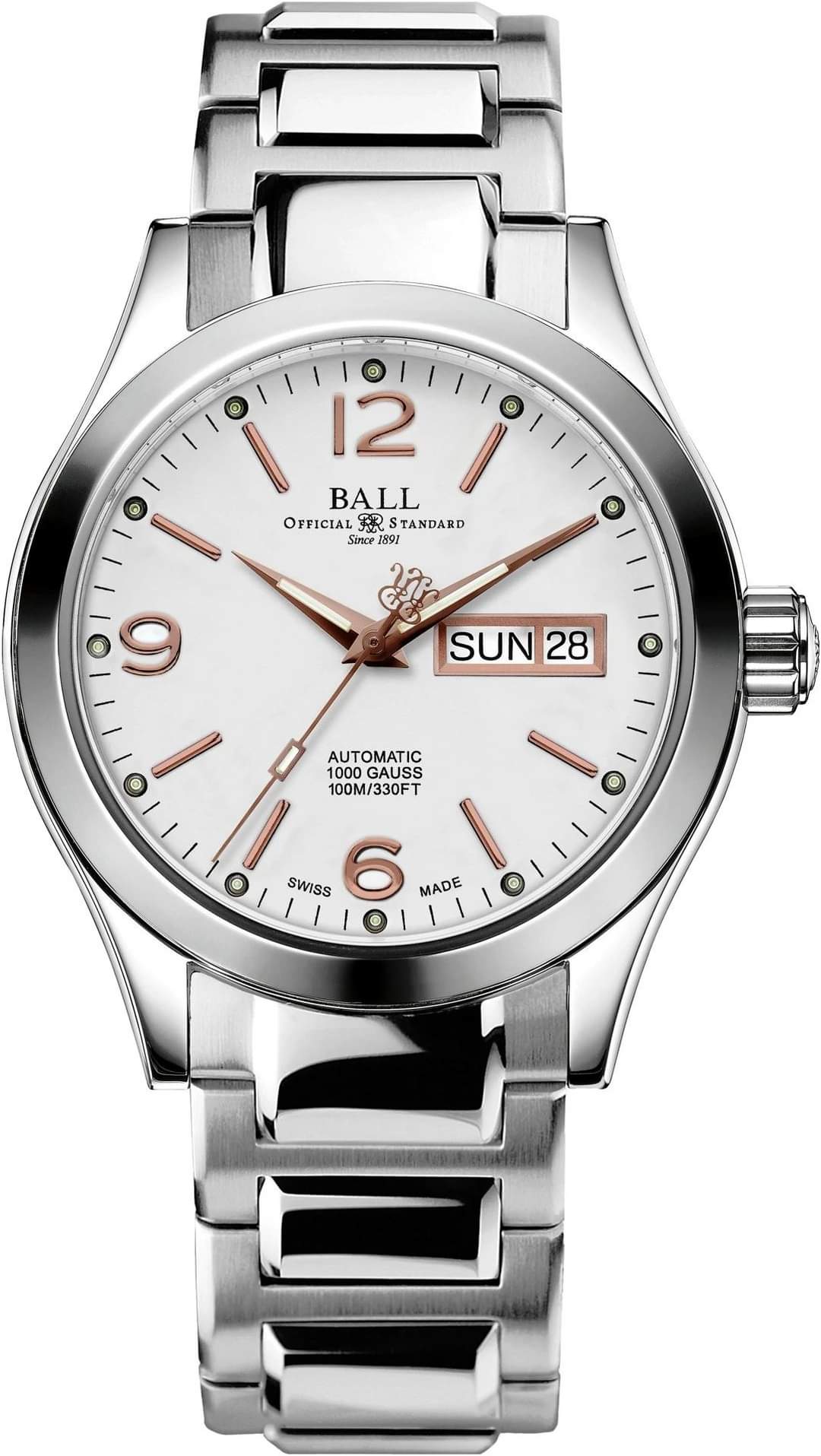 BALL Ohio NM9126C-S14J-GY - Maple City Timepieces