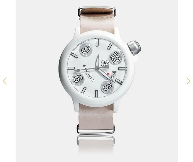 Bausele - PILOT AUTO | JAPAN MADE | ALL WHITE - Maple City Timepieces