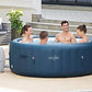 Bestway SaluSpa Milan AirJet Plus Inflatable Hot Tub (77" x 28") Spa Fits 4-6 Adults, Navy - Maple City Timepieces