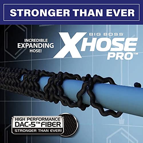 Big Boss Xhose Pro Expandable Garden Hose Lightweight Flexible Garden Water Hose Heavy Duty with Solid Brass Fittings-Kink Free- As Seen On TV - 25', Black (1255) - Maple City Timepieces