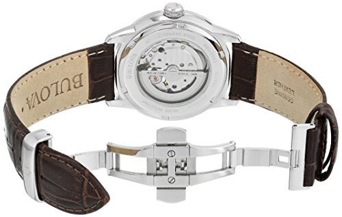 Bulova 96A120 Men's Mechanical Automatic Watch with Brown Dial and