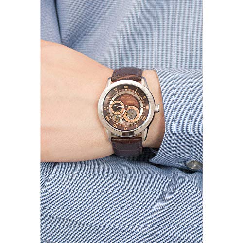 Bulova 96A120 Men\'s Mechanical Automatic Watch with Brown Dial and Leather  Strap - Maple City Timepieces