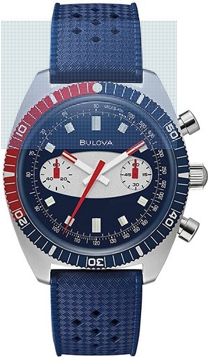 Bulova - Men's Chronograph A Chronograph SS Strap Blue Dial Quartz Watch, One Size, 98A253 - Pre-Owned - Maple City Timepieces