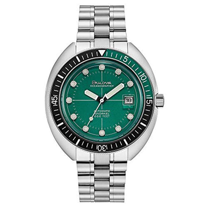 Bulova Men's Devil Diver // 96B322, Green - Maple City Timepieces