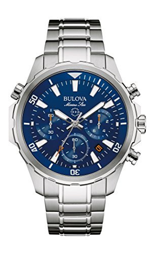 Bulova Men's Marine // 96B256, Blue, One Size - Maple City Timepieces
