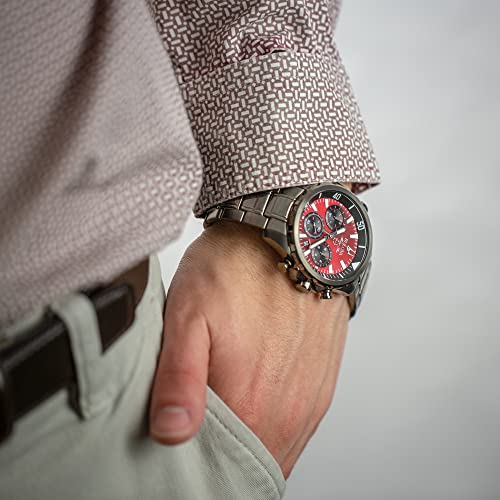 Bulova Men's Marine Star // 98B350, Red, One Size - Maple City Timepieces