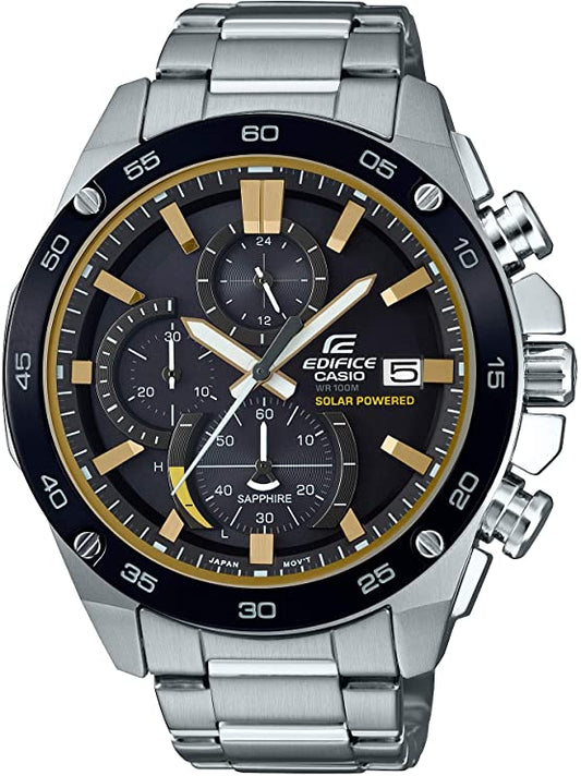 Casio Edifice Stainless Steel Chronograph Mens Watch EFS-S500DB-1BVCR - Maple City Timepieces