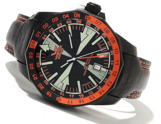 CERTIFIED PRE-OWNED Vostok-Europe Radio Room Russian Watch 2426/2254202 - Maple City Timepieces