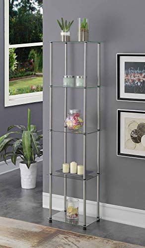 Convenience Concepts 5-Tier Glass Tower - Maple City Timepieces