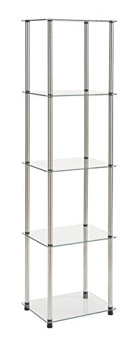 Convenience Concepts 5-Tier Glass Tower - Maple City Timepieces
