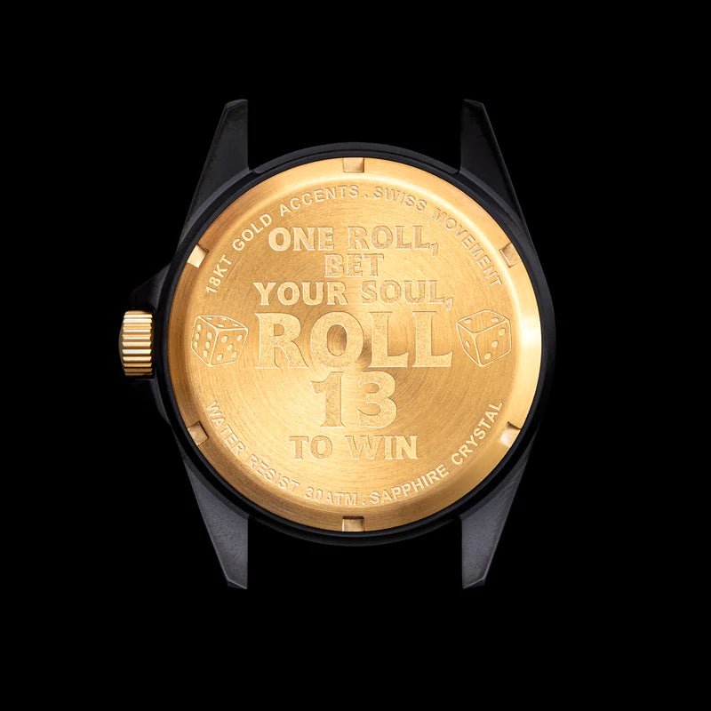 Core Timepiece - Black Gold Automatic Diver - Maple City Timepieces