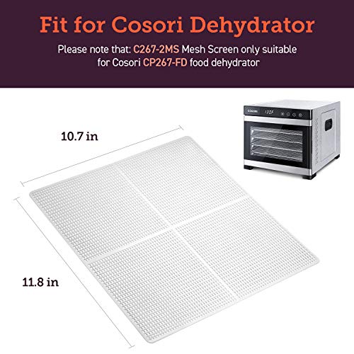 COSORI Food Dehydrator (50 Recipes), Temperature Control, 6 Stainless Steel Trays, Digital Control Panel, Dehydrator Food Dryer for Jerky, Meat, Herbs, and Fruit, ETL Listed - Maple City Timepieces