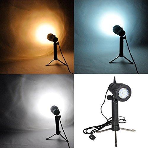 Emart Photography LED Continuous Light Lamp 5500K Portable Camera Photo Lighting for Table Top Studio - 2 Sets - Maple City Timepieces