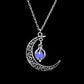 FAMSHIN Fashion Silver Color Charm Luminous Pendant Necklace Women Moon Glowing Stone Necklace Christmas Necklaces Jewelry Gifts - Maple City Timepieces