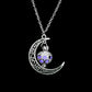 FAMSHIN Fashion Silver Color Charm Luminous Pendant Necklace Women Moon Glowing Stone Necklace Christmas Necklaces Jewelry Gifts - Maple City Timepieces