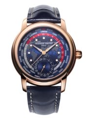 Fredrique constant Classic Worldtimer Manufacture 42MM Blue Dial Automatic FC-718NRWM4H9 - Maple City Timepieces