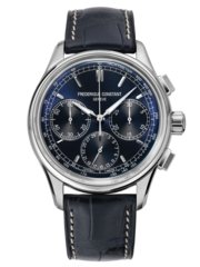 Fredrique constant Flyback Chronograph Manufacture 42MM Black Dial Automatic FC-760N4H6 - Maple City Timepieces
