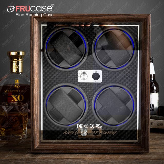 FRUCASE Watch Winder for automatic watches watch box automatic winder - Maple City Timepieces