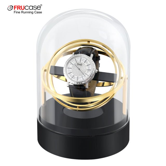 FRUCASE Watch Winder for automatic watches watch box automatic winder storage display case box - Maple City Timepieces