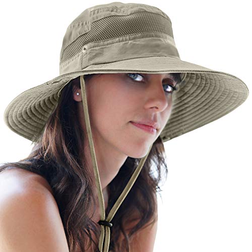 GearTOP Fishing Hat and Safari Cap with Sun Protection - Premium Hats for Men and Women (Army Green, 7-7 1/2) - Maple City Timepieces