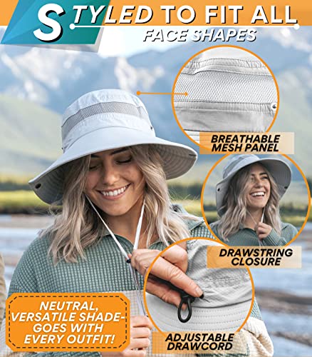 GearTOP Fishing Hat and Safari Cap with Sun Protection - Premium Hats for Men and Women (Army Green, 7-7 1/2) - Maple City Timepieces