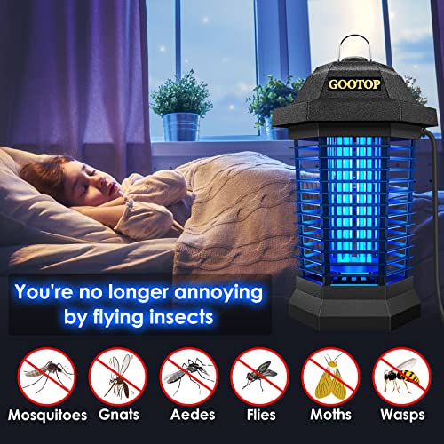 GOOTOP Mosquito Zapper Outdoor, Bug Zapper Outdoor Electric, Insect Fly Traps, Fly Zapper, Mosquito Killer for Patio Indoor - Maple City Timepieces