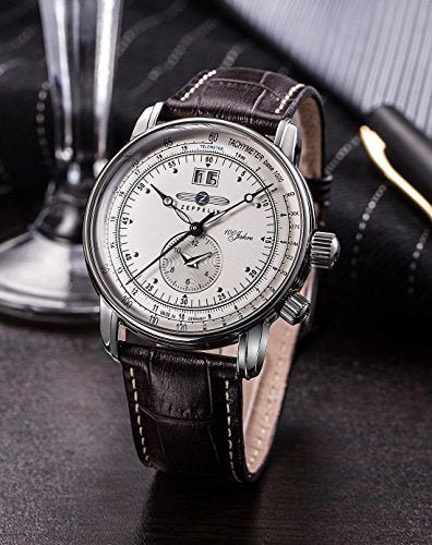 GRAF Zeppelin Dual Time Big Date 100 Years of Zeppelin Watch - Maple City Timepieces