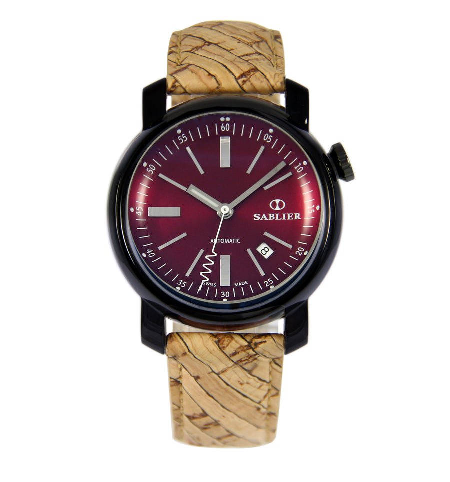 Grand Cru II (44 mm) Burgundy DLC for Men - Maple City Timepieces