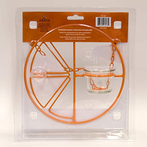 Heath Outdoor Products CF-133 Clementine Oriole Feeder - Maple City Timepieces