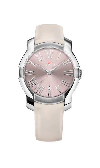 HOLGAR - Holgar Women's White Dial, 5N Rose Gold Case and Bracelet - Maple City Timepieces