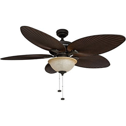 Honeywell Palm Island 52" Ceiling Fan - Maple City Timepieces