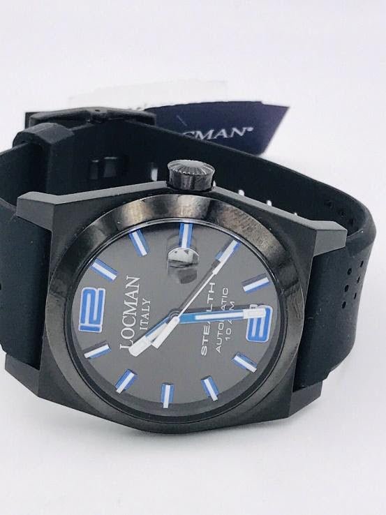 Locman Stealth Automatic Blue Strap 205KKK/526 - Maple City Timepieces