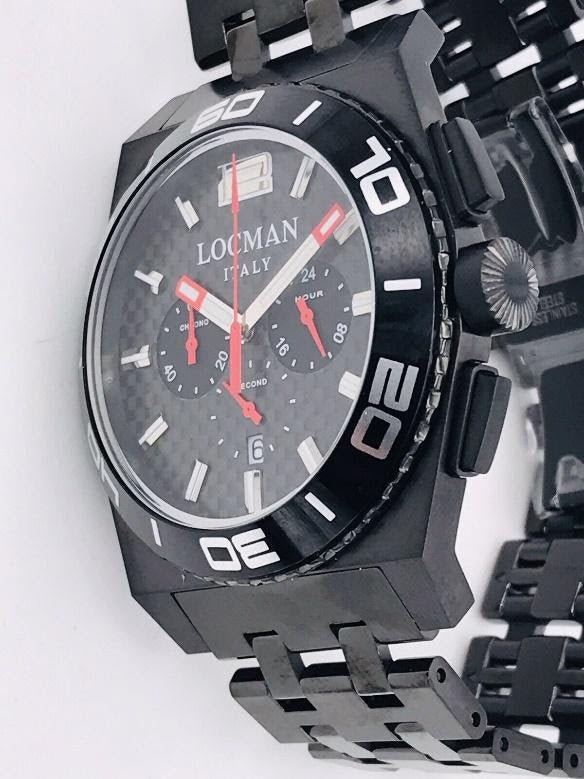 Locman Stealth Sea Chronograph Titanium 212ACKK/695 - Maple City Timepieces