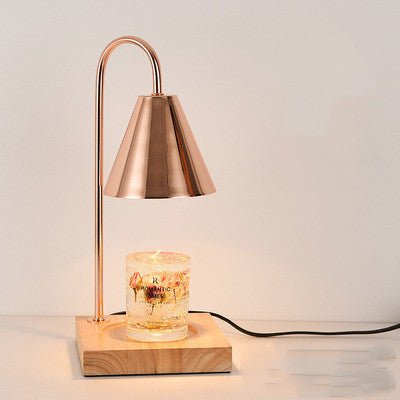 Log Aromatherapy Melting Wax Lamp Candle Essential Oil Candlestick Lamp - Maple City Timepieces