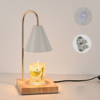 Log Aromatherapy Melting Wax Lamp Candle Essential Oil Candlestick Lamp - Maple City Timepieces