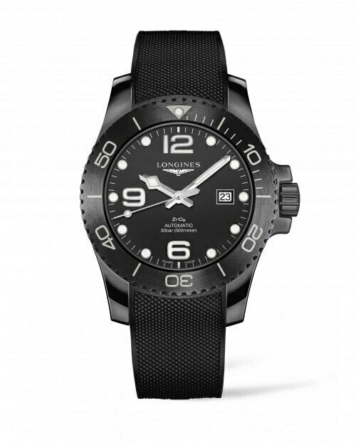Longines HydroConquest Black Dial Diver 43MM Automatic L37844569 - Maple City Timepieces