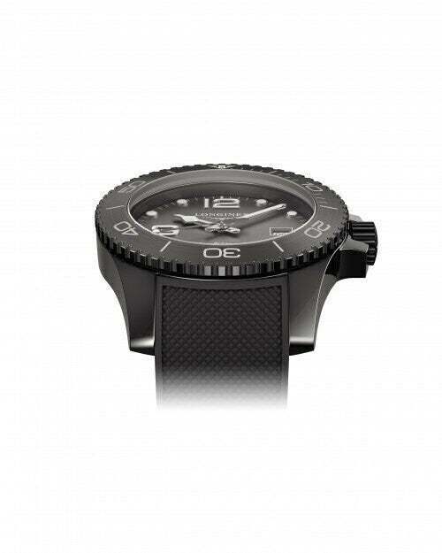 Longines HydroConquest Black Dial Diver 43MM Automatic L37844569 - Maple City Timepieces