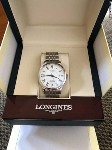 Longines Record 40mm Automatic Chronometer. L2.821.4.11.6. Maple