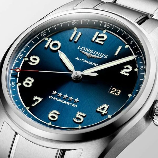Longines Spirit Watch Blue Dial 40MM Automatic L38104939 - Maple City Timepieces