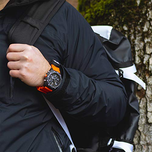 Luminox Bear Grylls Mens Watch Survival Master Series - 3749: 45mm Black/Orange Stainless Steel Swiss Made 300 M Water Resistance - Maple City Timepieces
