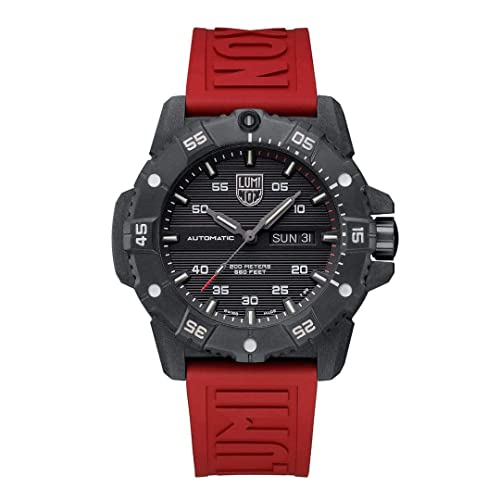 Luminox Master Carbon Seal Automatic Swiss Made Red Rubber Watch XS.3875 - Maple City Timepieces